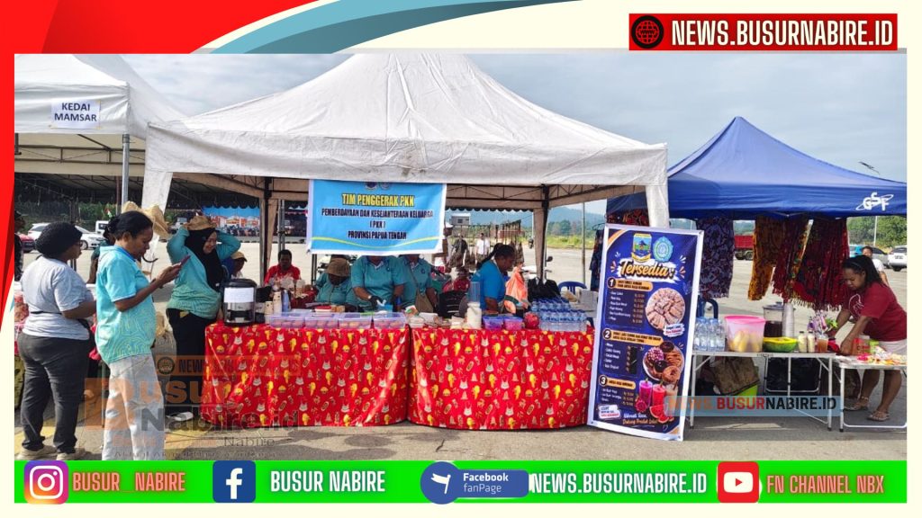 Semarak HUT RI ke-81, Nurhaidah Nawipa Dorong Produk Lokal Papua Tengah Semakin Dikenal (Foto: BusurNabire)