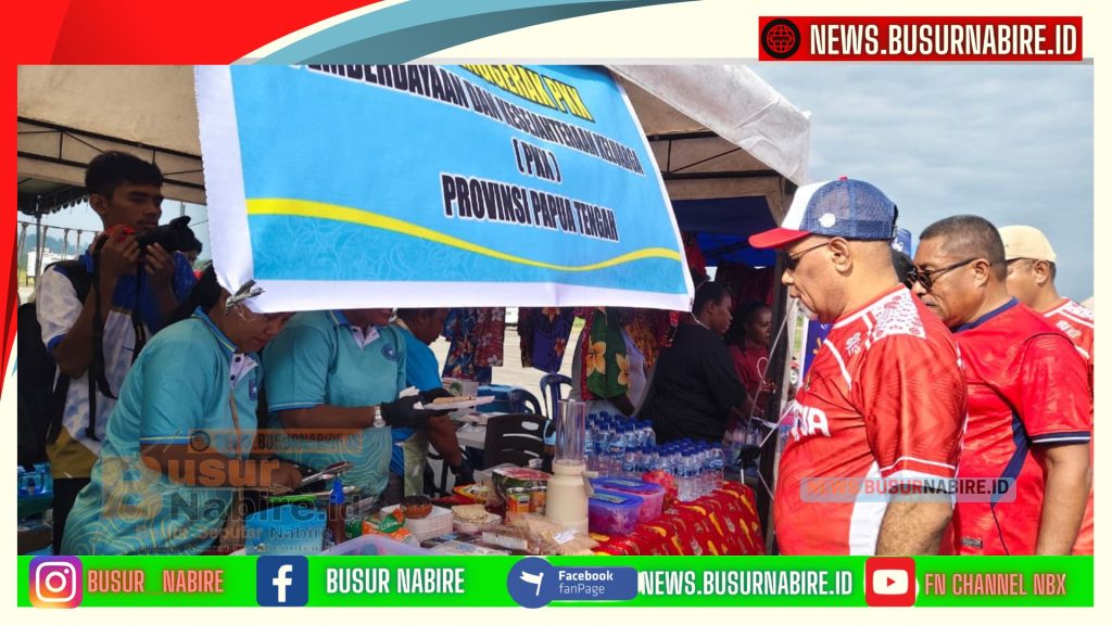 Semarak HUT RI ke-81, Nurhaidah Nawipa Dorong Produk Lokal Papua Tengah Semakin Dikenal (Foto: BusurNabire)