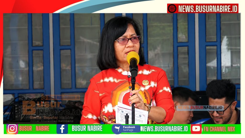 Dina Pidjer Ungkap Pesan Penting di Balik HUT ke-22 SMA Negeri 2 Nabire (Foto: BusurNabire)