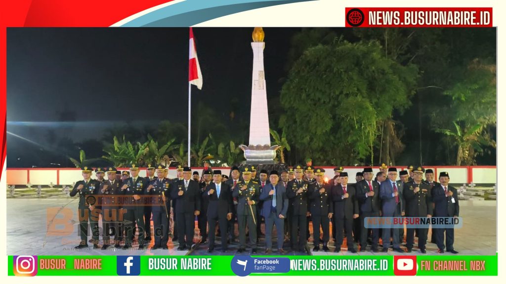 Danrem 173/PVB Brigjen TNI Vivin Alivianto Pimpin Penghormatan Agung untuk 60 Pahlawan (Foto: BusurNabire)