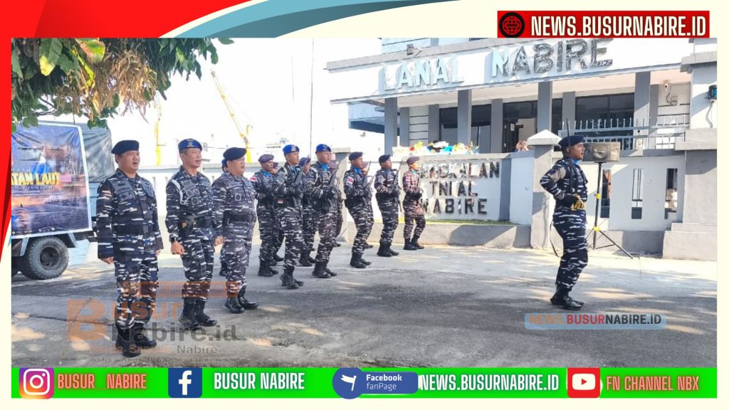 HUT ke-81 TNI AL, Lanal Nabire Tegaskan Kesiapsiagaan Jaga Kedaulatan Maritim Indonesia (Foto: BusurNabire)