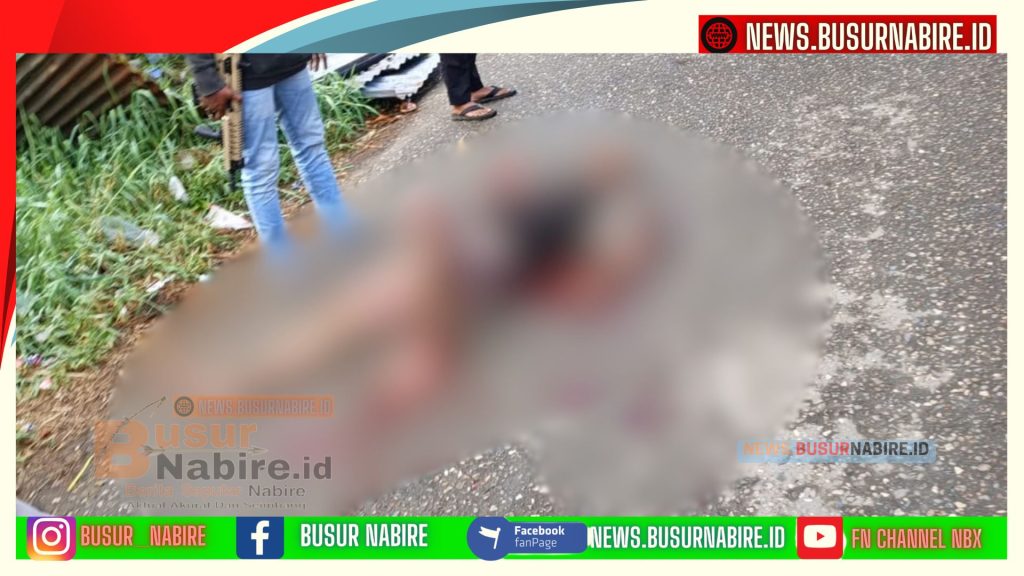 Polisi Jadi Korban Pembacokan Brutal Samurai, Polres Dogiyai Buru Pelaku (Foto: Huams Polres Dogiyai)