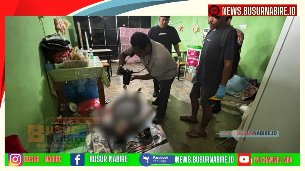 Kronologi Mengejutkan PNS Nabire Ditemukan Meninggal di Warung Depan Cafe Star Kalibobo (Foto: Polres Nabire)