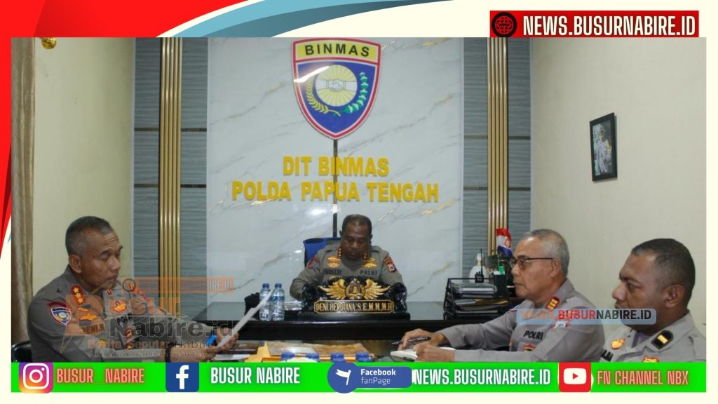 Wakapolda Kombes Pol. Dr. Gustav Tegaskan Bhabinkamtibmas Harus Jadi Problem Solver, Deteksi Konflik Sejak Dini (Foto: Polda Papua tengah)