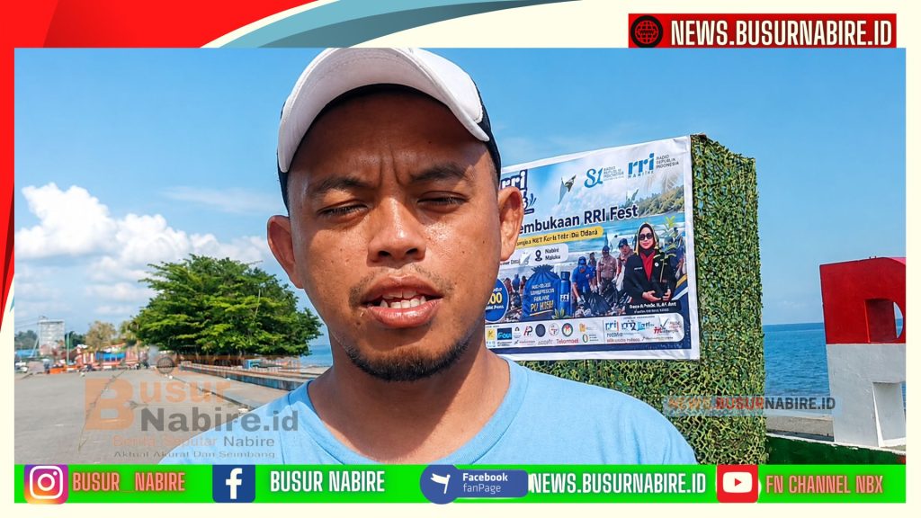 Jodefri Panjaitan Ketua Panitia RRI Fest 2026 Gerakkan Nabire Kurangi Sampah Plastik (Foto: Istimewa)