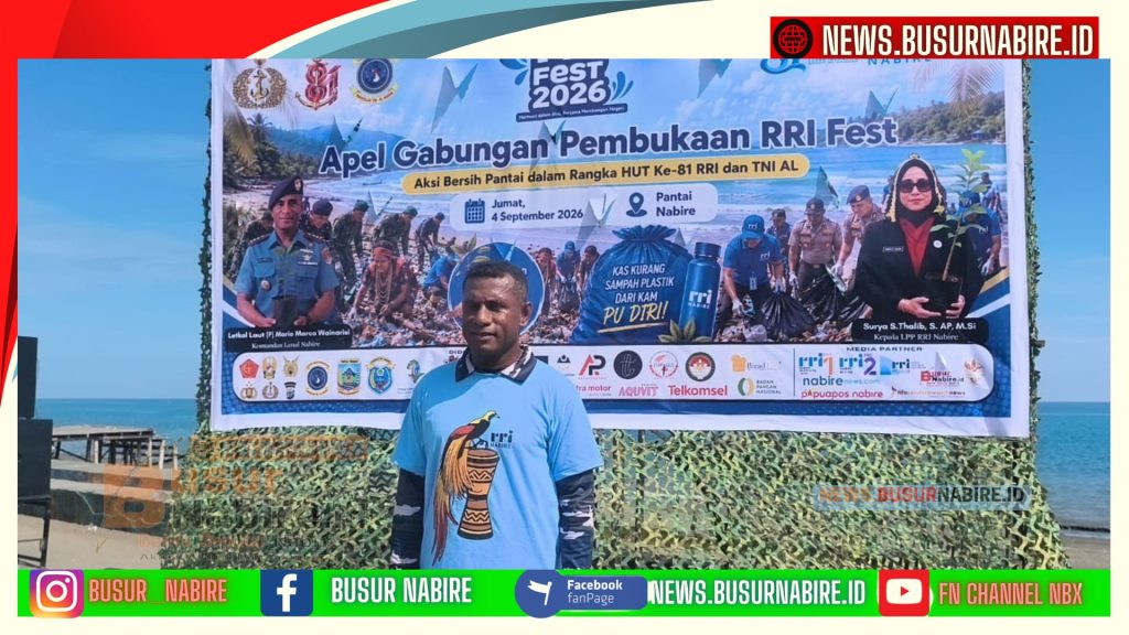 Komandan Lanal Nabire Letkol Laut (P) Mario Marco Wainarisi, S.Tr.Opsla (Foto: BusurNabire)