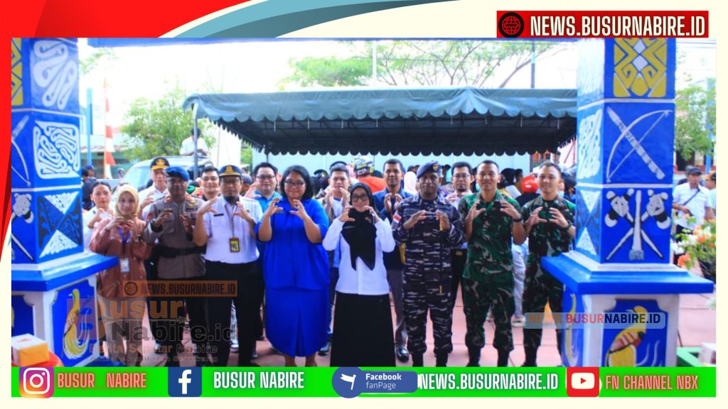Letkol Laut Mario Marco Wainarisi Buka Kegiatan Sosial RRI Nabire, Warga Antusias Ikuti Pangan Murah dan Donor Darah (Foto: BusurNabire)