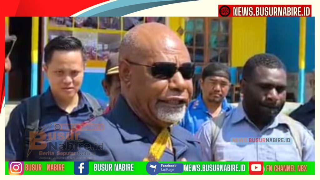 Deinas Geley Tanamkan Semangat Belajar untuk Generasi Papua Tengah (Foto: Humas Pemprov)