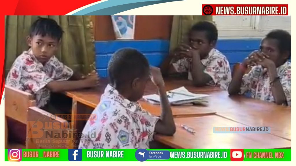 Deinas Geley Tanamkan Semangat Belajar untuk Generasi Papua Tengah (Foto: Humas Pemprov)