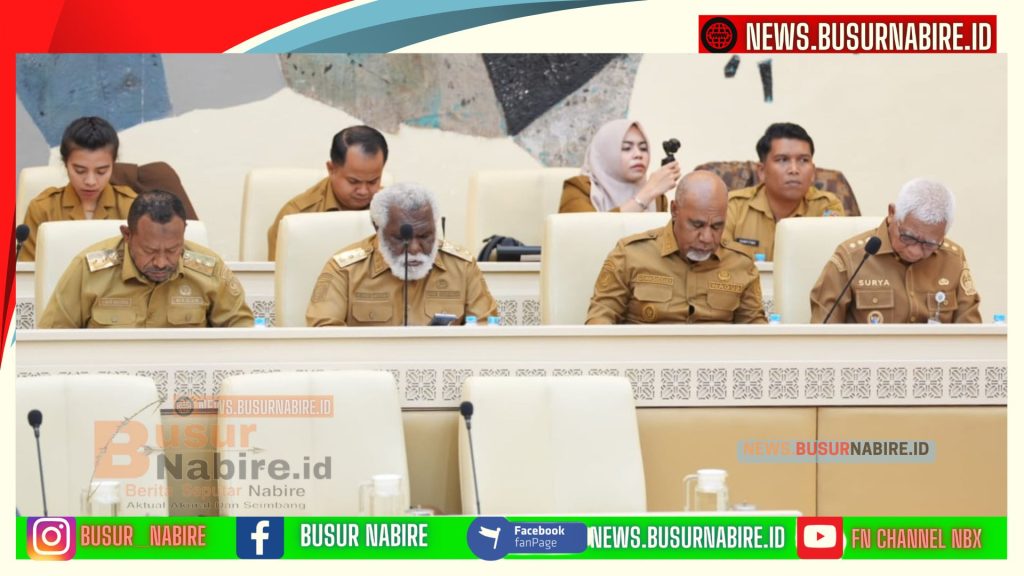Wagub Papua Tengah Deinas Geley Desak Pemerintah Pusat Percepat RTRW, BUMD, dan Reformasi Pertanahan (Foto: BusurNabire)