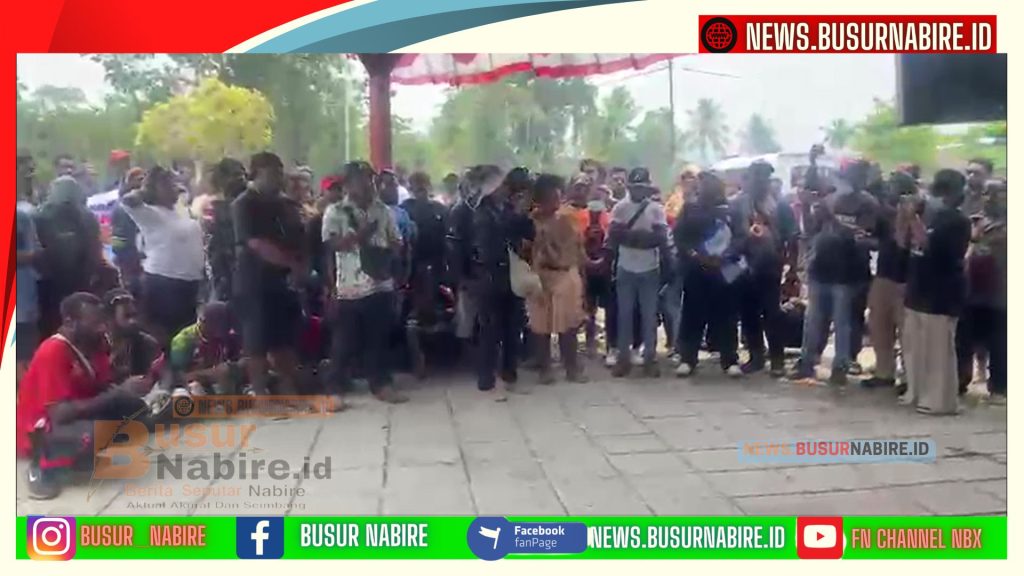 Piring Makan Pecah: Jeritan Pilu Masyarakat Adat Desak DPRK Nabire Buka Tambang (Foto: BusurNabire)