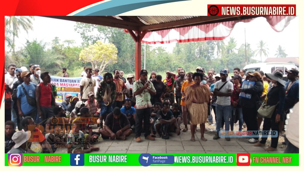 Aser Monei Wakil Pemilik Garapan Desak DPRK Nabire Tolak Korporasi Baru Desak DPRK Nabire Pertahankan 1 Perusahaan PT Kristalin Ekalestari dan Tolak Asing (Foto: BusurNabire)