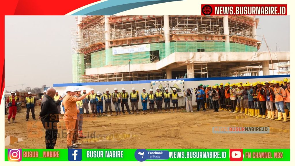 Deinas Geley Percepat Pembangunan KIPP Papua Tengah, Tambah 210 Tenaga Kerja Proyek (Foto: BusurNabire)