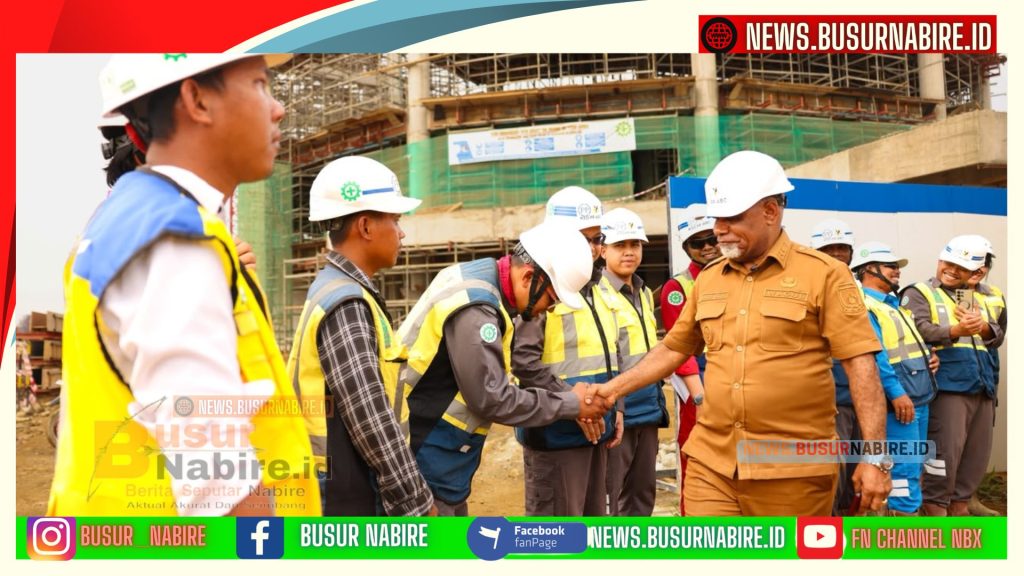 Deinas Geley Percepat Pembangunan KIPP Papua Tengah, Tambah 210 Tenaga Kerja Proyek (Foto: BusurNabire)