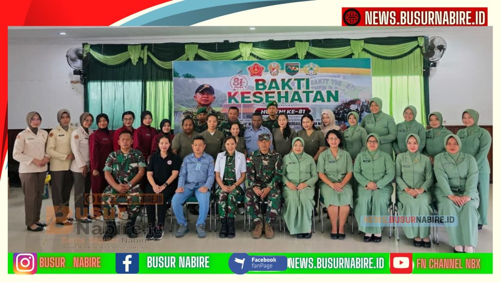 Korem 173/PVB Kumpulkan 153 Kantong Darah dalam Bakti Sosial HUT TNI Ke-81 (Foto: PEN Korem 173?PVB