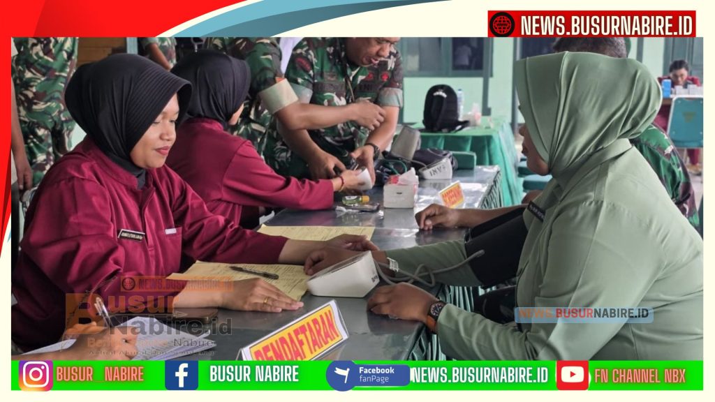 Korem 173/PVB Kumpulkan 153 Kantong Darah dalam Bakti Sosial HUT TNI Ke-81 (Foto: PEN Korem 173?PVB