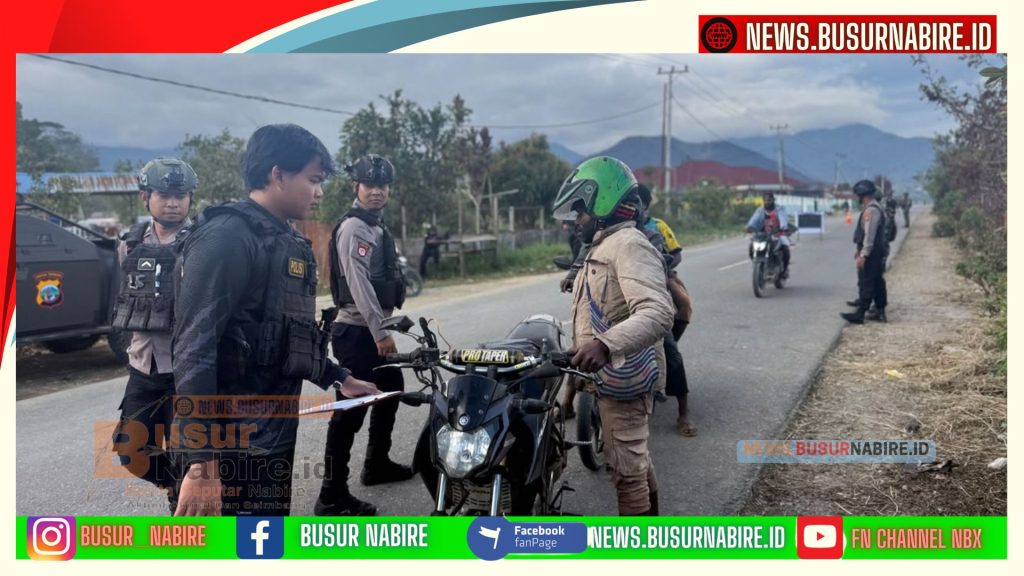 Kapolres Dogiyai KOMPOL Dr. Piter Kendek Pimpin Razia Besar, Puluhan Sajam Diamankan (Foto: Humas Polres Dogiyai)