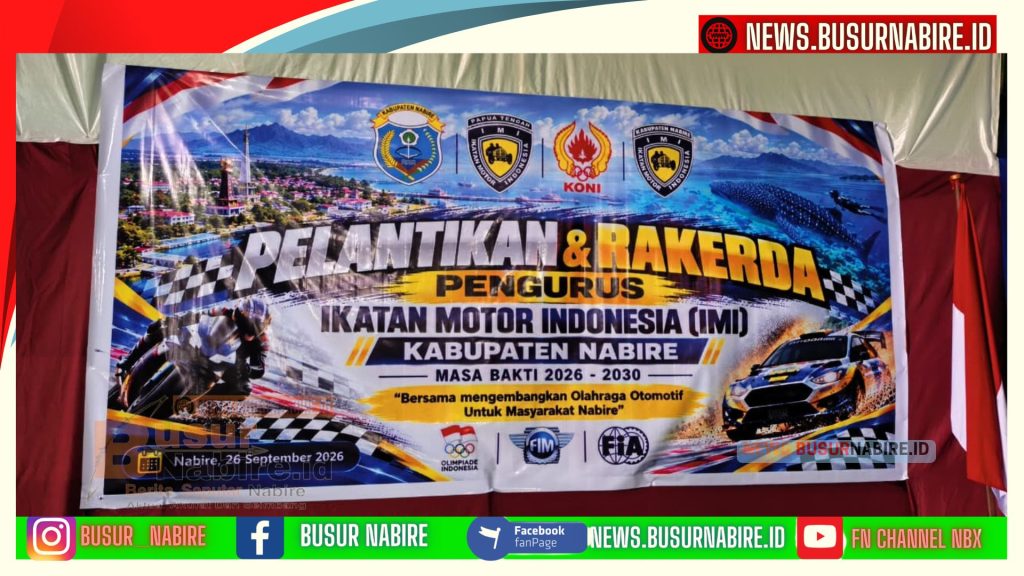 Simon Londe Dorong Cabor Segera Legalisasi Kepengurusan, KONI Nabire Siap Kolaborasi Majukan Olahraga (Foto: BusurNabire)