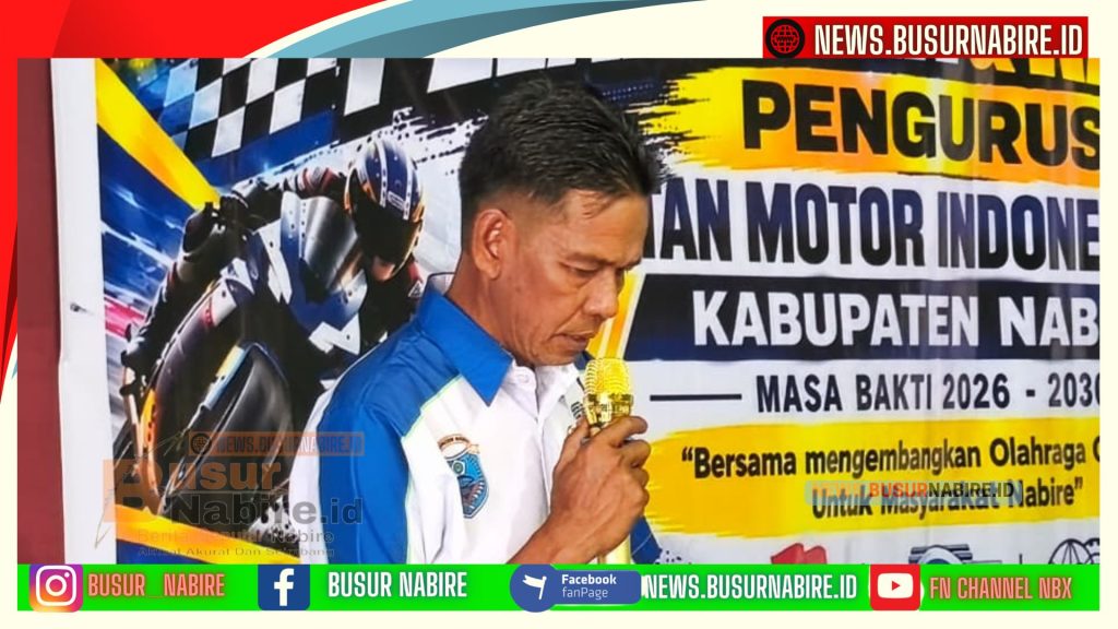 Ketua Panitia Pelaksana Irwan Koel (Foto: BusurNabire)