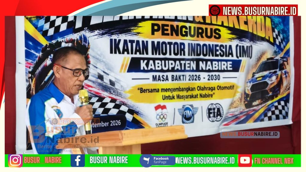 Ketua Harian IMI Provinsi Papua Tengah Amirullah Hasyim, S.I.P., M.M (Foto: BusurNabire)