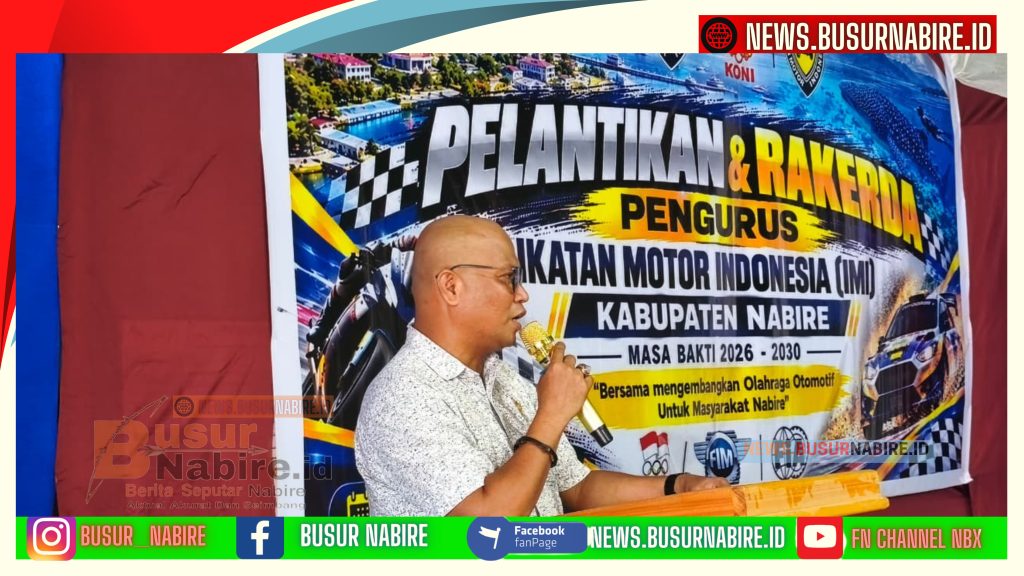 Simon Londe Dorong Cabor Segera Legalisasi Kepengurusan, KONI Nabire Siap Kolaborasi Majukan Olahraga (Foto: BusurNabire)