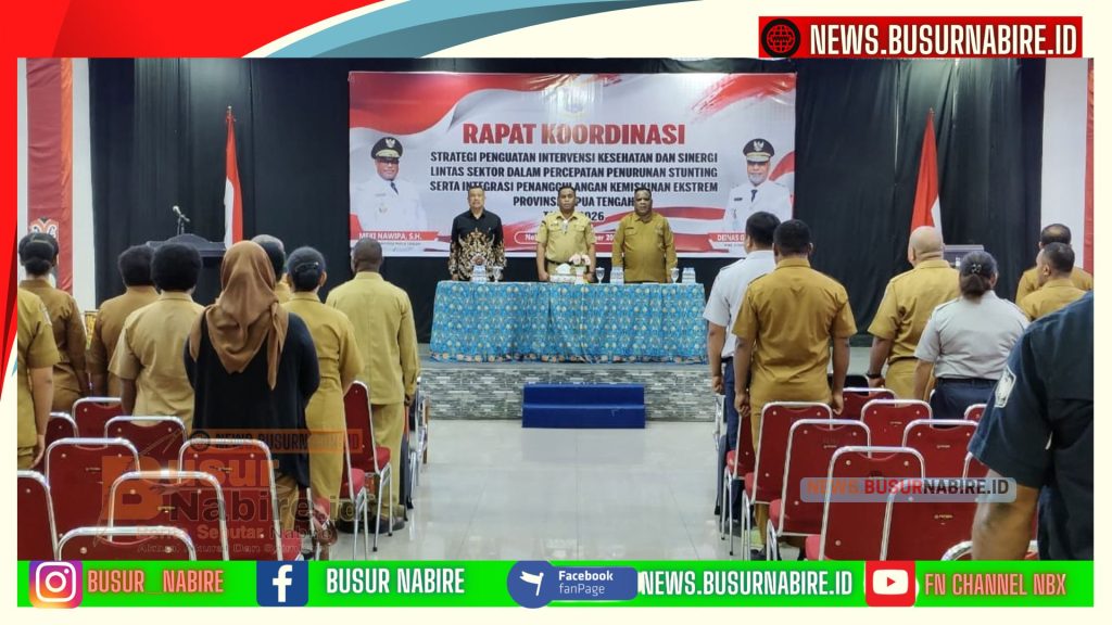 Victor Fun Tegaskan Strategi Besar Papua Tengah Percepat Penurunan Stunting dan Kemiskinan Ekstrem (Foto: BusurNabire)