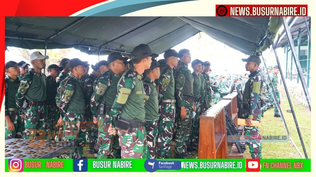 Prajurit TNI di Nabire Asah Ketajaman Sasaran Lewat Lomba Menembak Sambut HUT ke-81 TNI (Foto: Humas Korem 173/PVB)