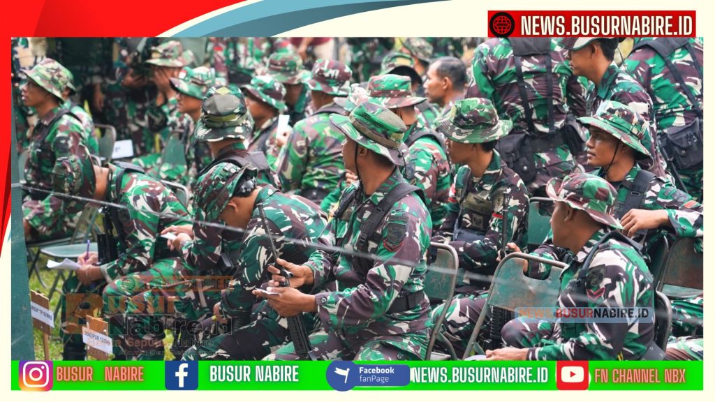 Prajurit TNI di Nabire Asah Ketajaman Sasaran Lewat Lomba Menembak Sambut HUT ke-81 TNI (Foto: Humas Korem 173/PVB)