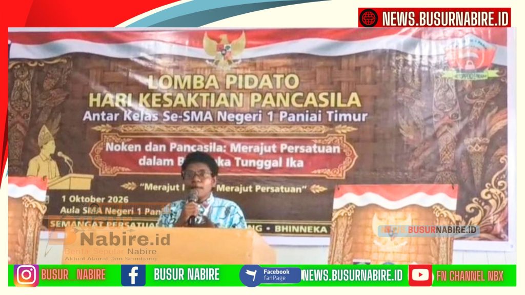 Pelajar SMA Negeri 1 Paniai Timur Jadikan Noken Simbol Persatuan dalam Peringatan Hari Kesaktian Pancasila