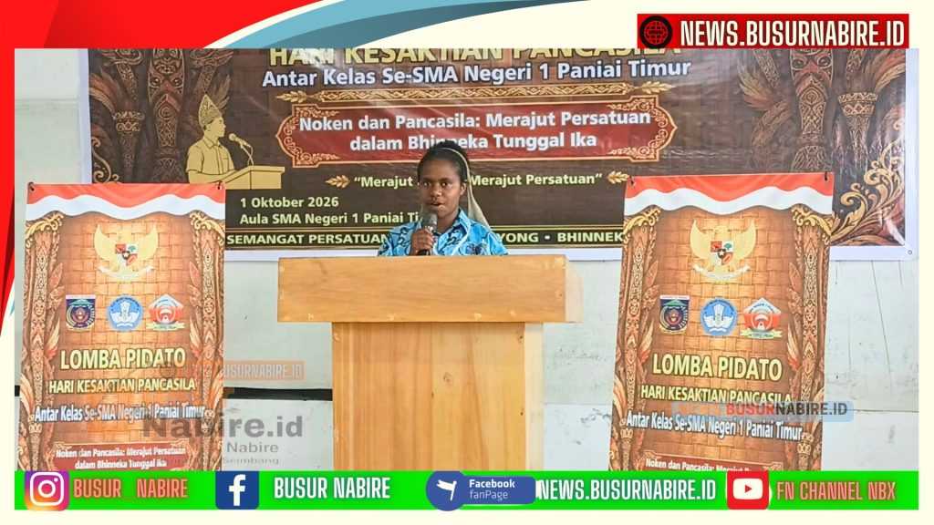 Pelajar SMA Negeri 1 Paniai Timur Jadikan Noken Simbol Persatuan dalam Peringatan Hari Kesaktian Pancasila