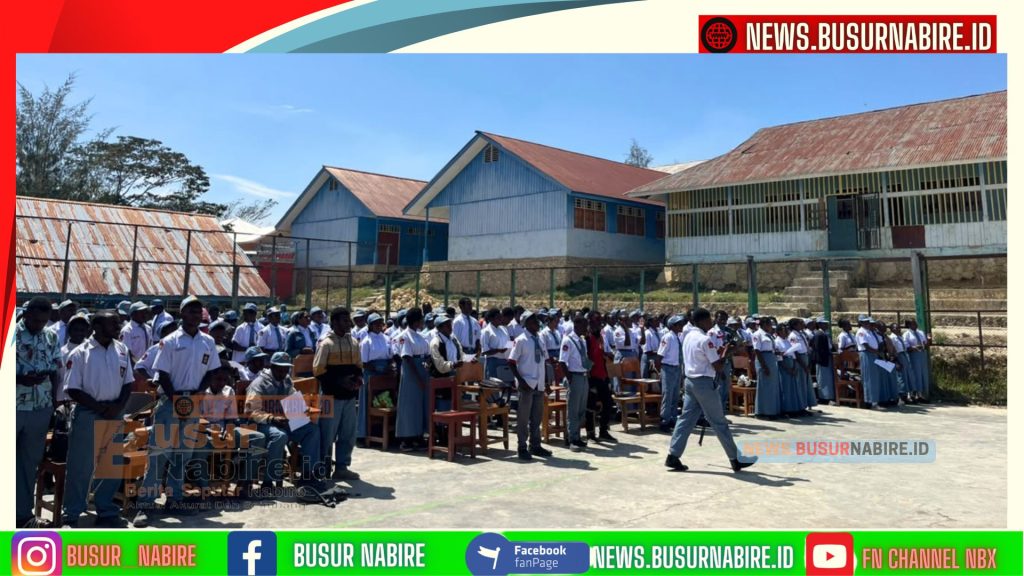 Spektakuler, Ratusan Siswa SMAN 1 Paniai Rayakan HUT ke-32 dengan Penuh Kebanggaan