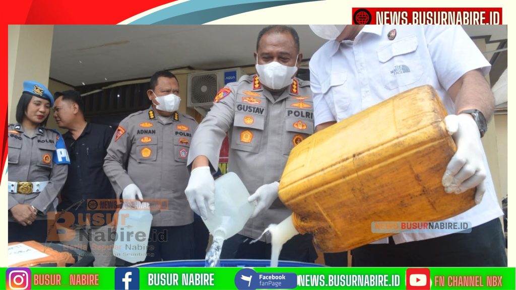 Bongkar Jaringan Narkoba! Polda Papua Tengah Bekuk 13 Tersangka Sekaligus Ciduk DPO Lapas Nabire (Foto: BusurNabire)