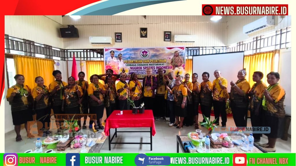 Bupati Intan Jaya Aner Maisini Buka Pelatihan LSM Cinta Anggrek (Foto: BusurNabire)