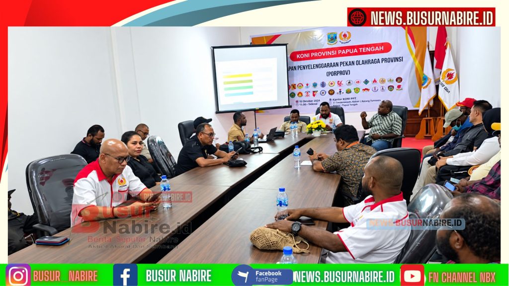 IPSI Papua Tengah Resmi Serahkan SK Kepengurusan kepada KONI, Naomi Kotouki Tegaskan Kesiapan Menuju Porprov hingga PON (Foto: BusurNabire)