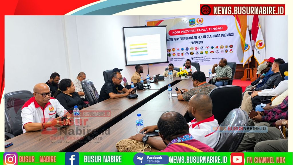 IPSI Papua Tengah Resmi Serahkan SK Kepengurusan kepada KONI, Naomi Kotouki Tegaskan Kesiapan Menuju Porprov hingga PON (Foto: BusurNabire)