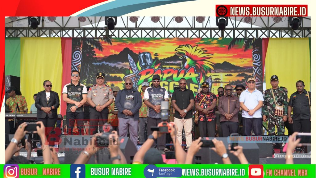 Papua Reggae Festival 2026, Meki Nawipa Serukan Perdamaian dan Dukung Musisi Muda (Foto: Humas Pemprov)