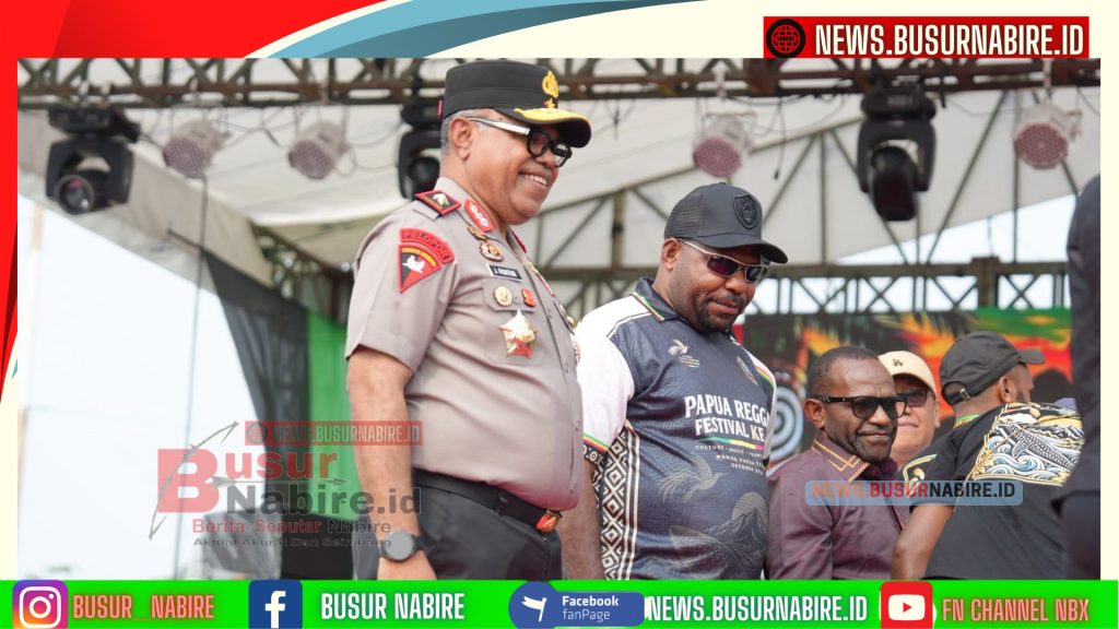 Kapolda Papua Tengah Ajak Anak Muda Bersatu dan Berprestasi Lewat Musik Reggae (Foto: Polda Papua Tengah)