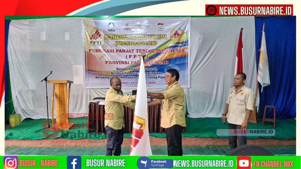 Fransiskus Magai Resmi Nahkodai FPTI Papua Tengah, Siap Cetak Atlet Berprestasi Nasional (Foto: BusurNabire)
