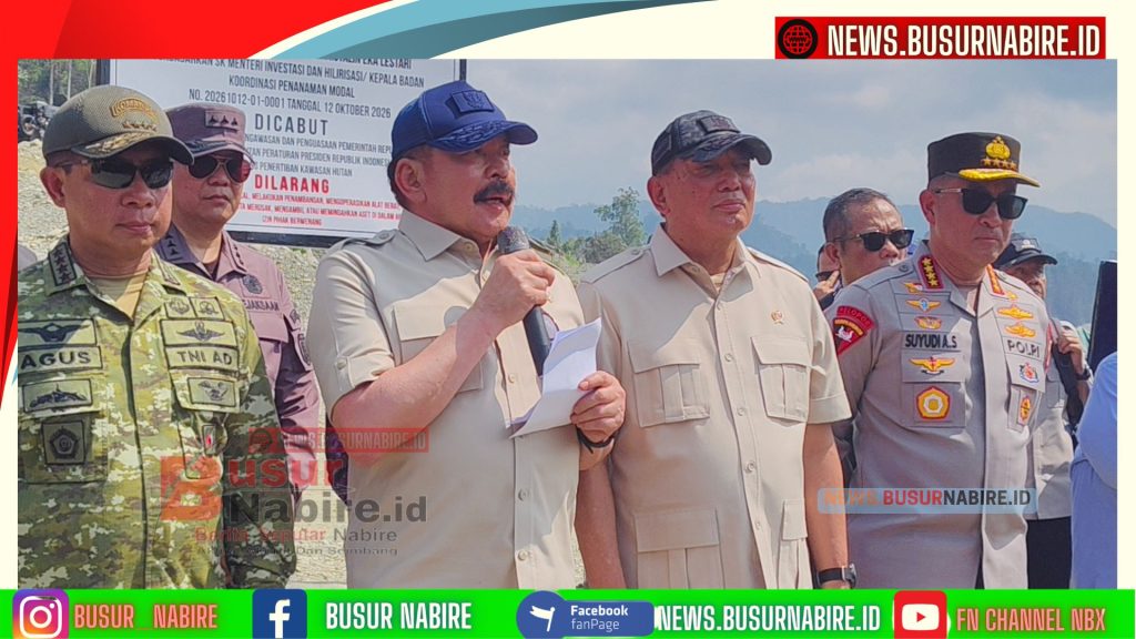Pejabat Tinggi Negara Tutup Tambang Emas Kristalin Di Nabire (Foto: BusurNabire)