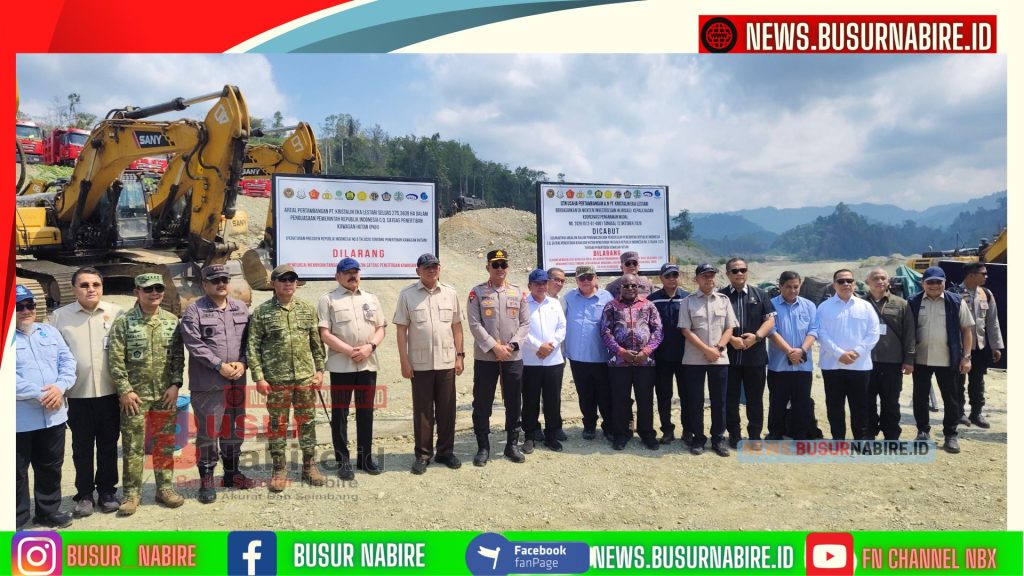 Pejabat Tinggi Negara Tutup Tambang Emas Kristalin Di Nabire (Foto: BusurNabire)