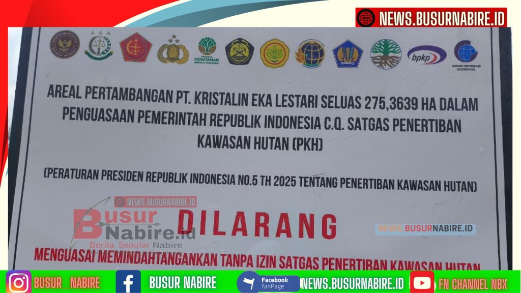 IUP PT Kristalin Eka Lestari Dicabut