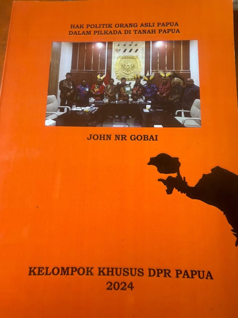 John Gobai Terbitkan Buku Hak Politik Oap Dalam Pilkada Di Tanah Papua